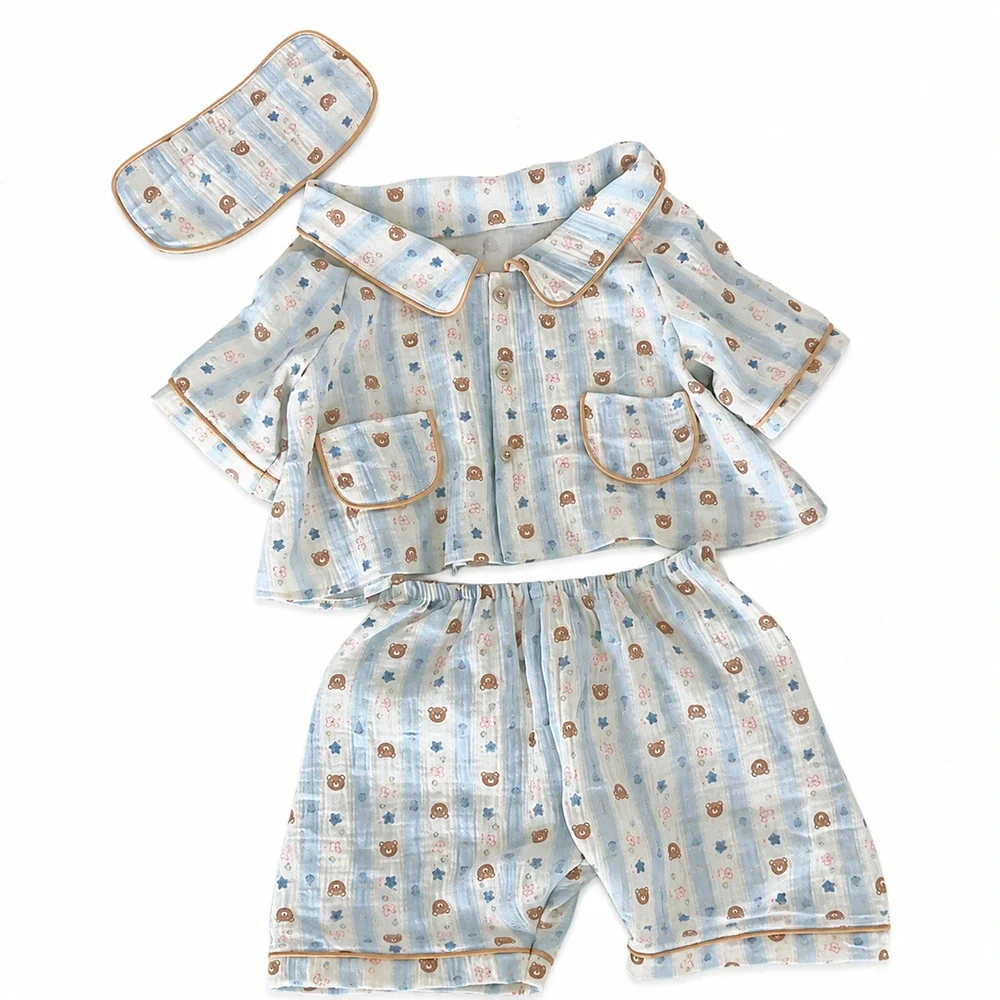 Star Bear Loungewear Set for Bartholomew Bear Plush – 10 Inch [BXYC-36-10IN]